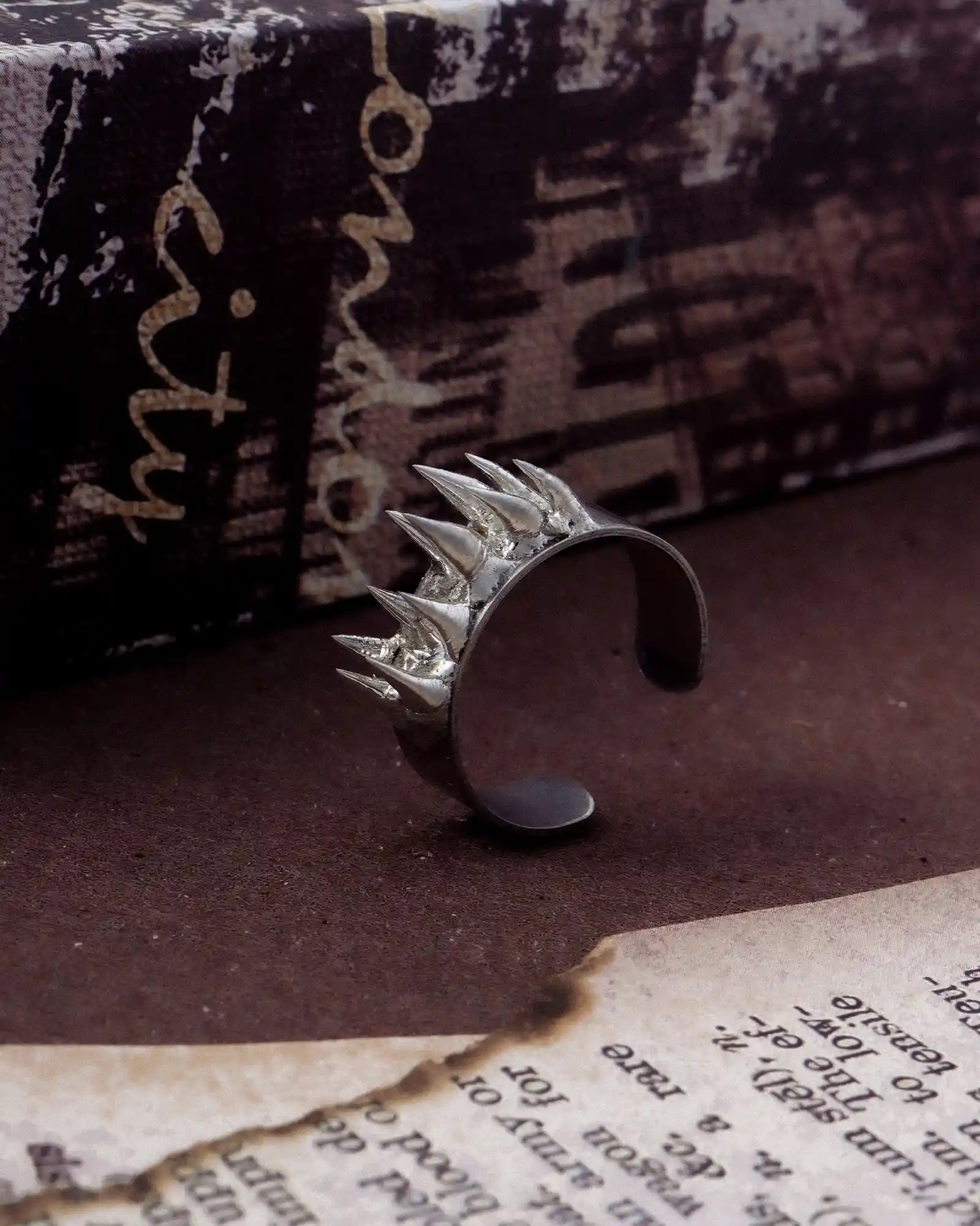 Venincrest, Bold Spiky Soldered Ring