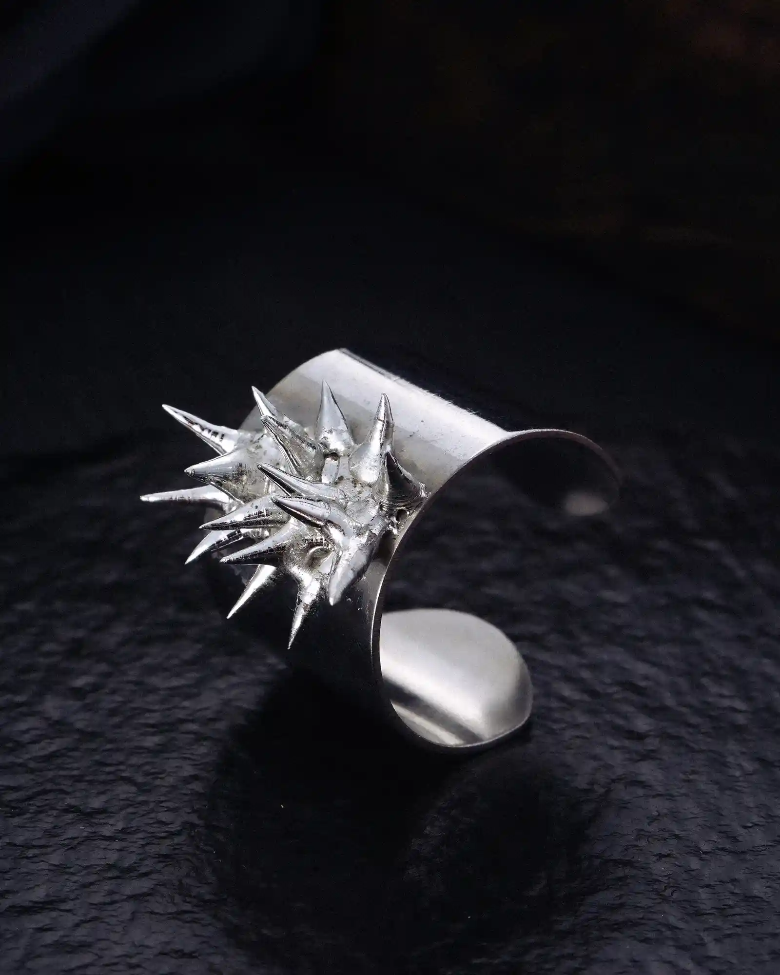 Spinebite, Bold Spiky Soldered Ring