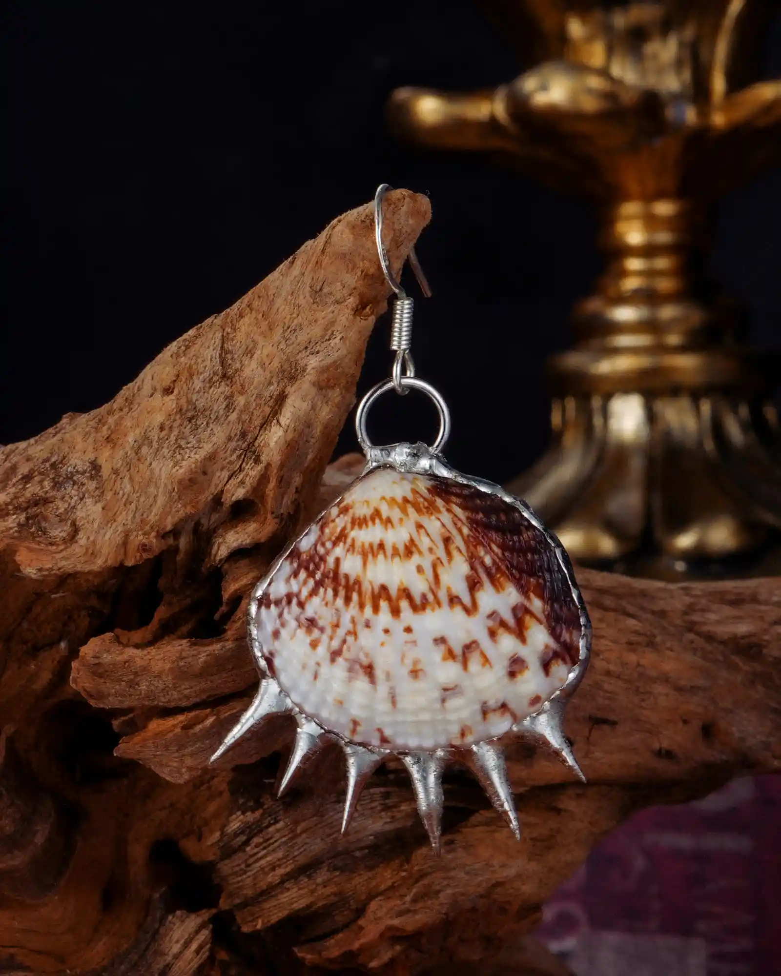 [One Earring Only] Coastal Blade Bold Shell Earring