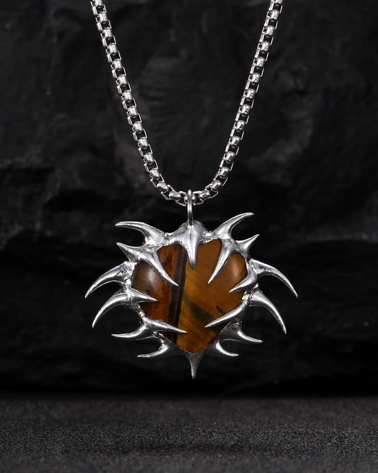 Infernal Embrace, Fiery Tiger's Eye Pendant