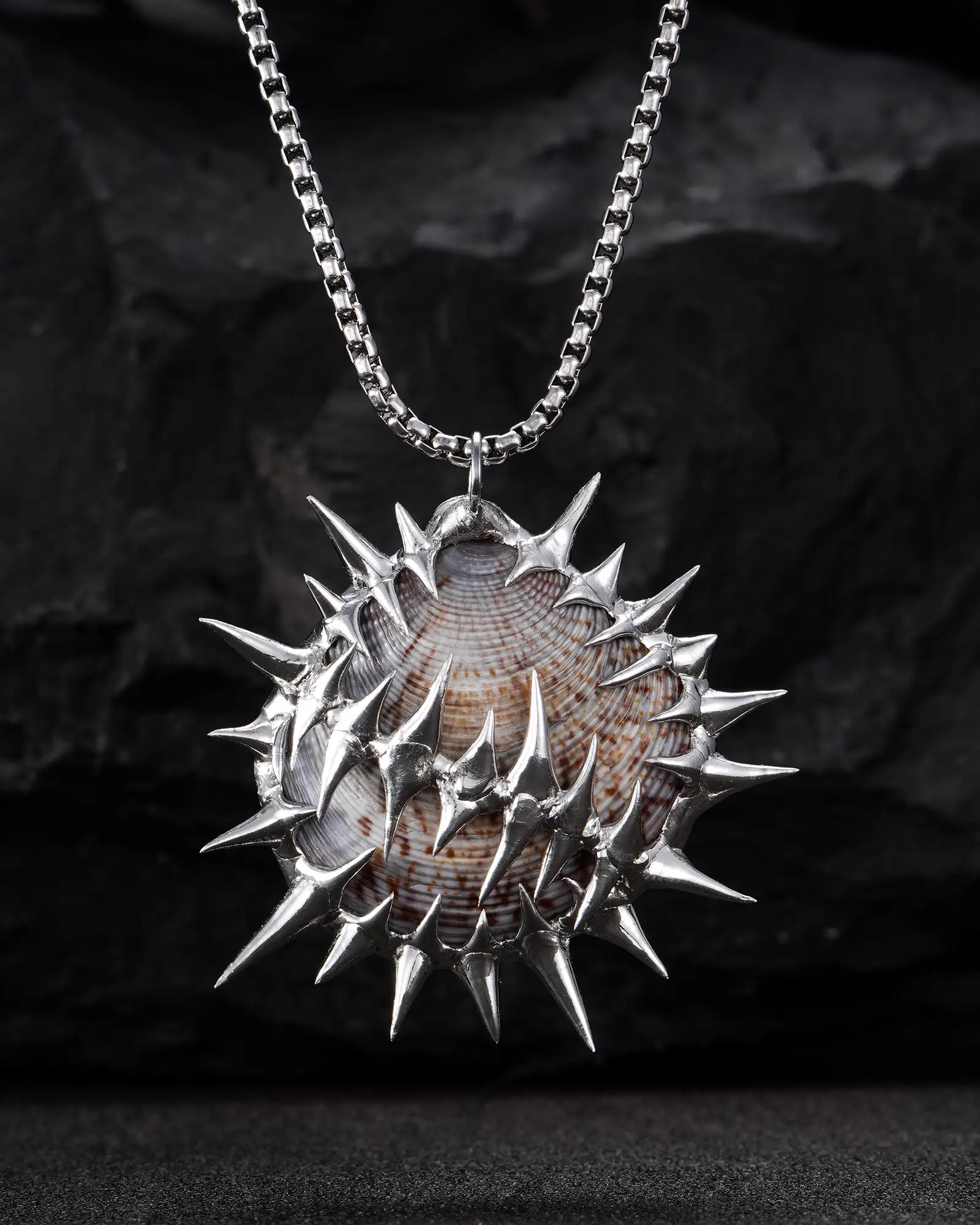 Razor of the Undertow, Sharp Seashell Necklace