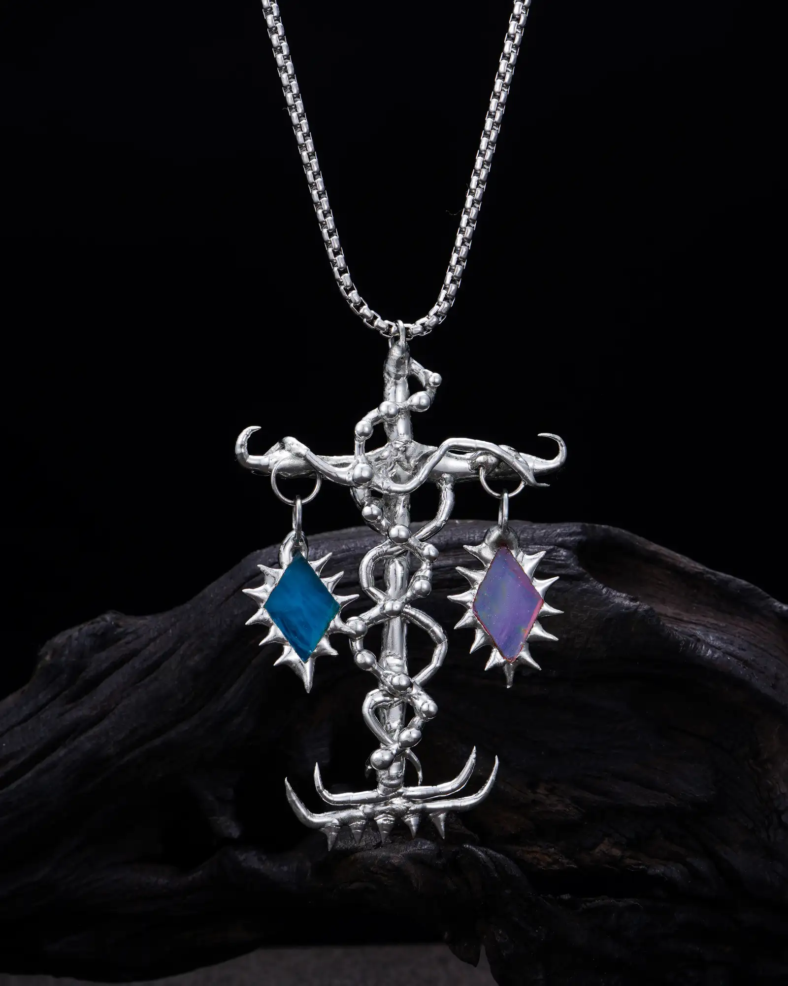 Thorned Equilibrium, Exquisite Softsolder Pendant