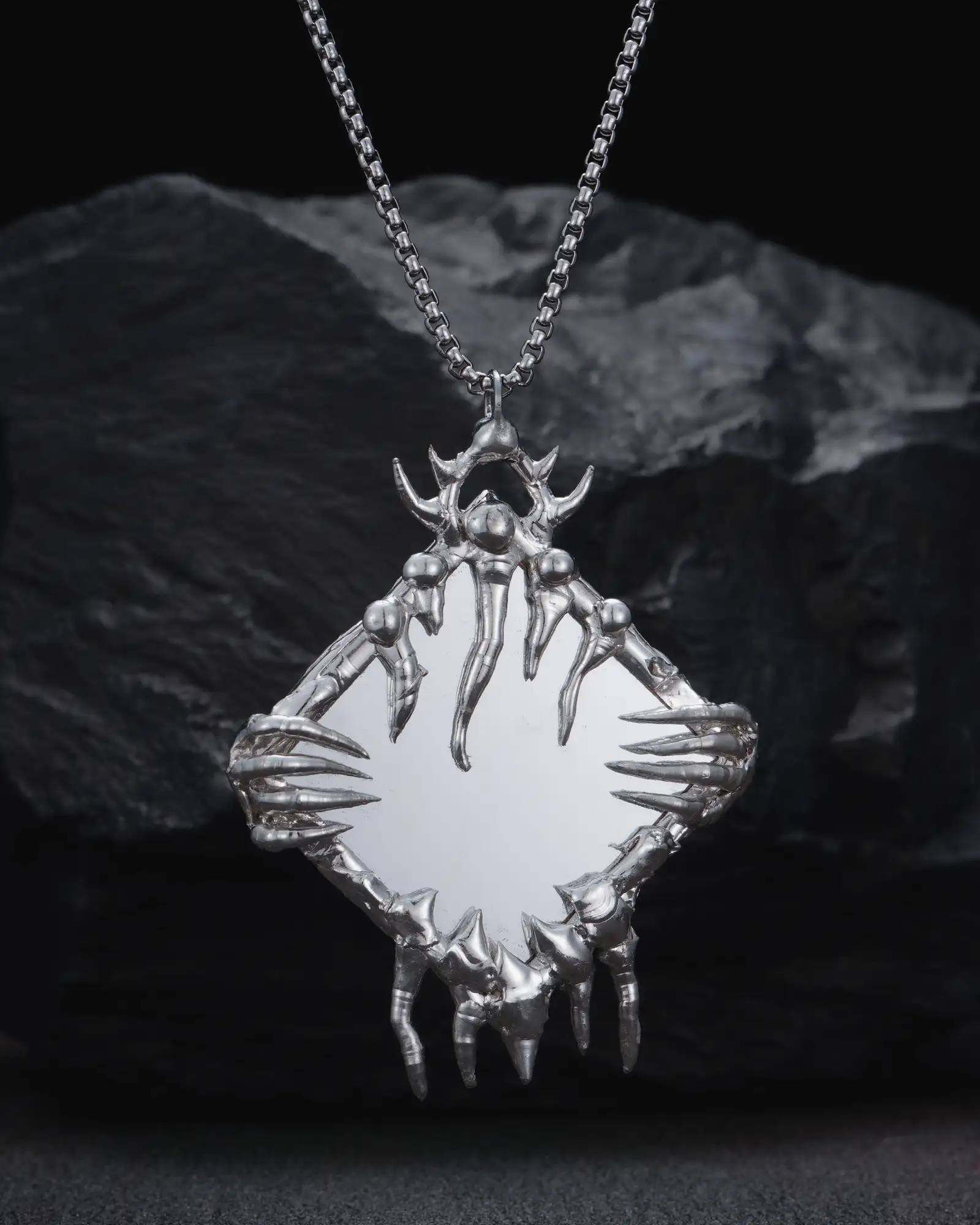 Devourer, Voidbound Soldered Mirror Pendant