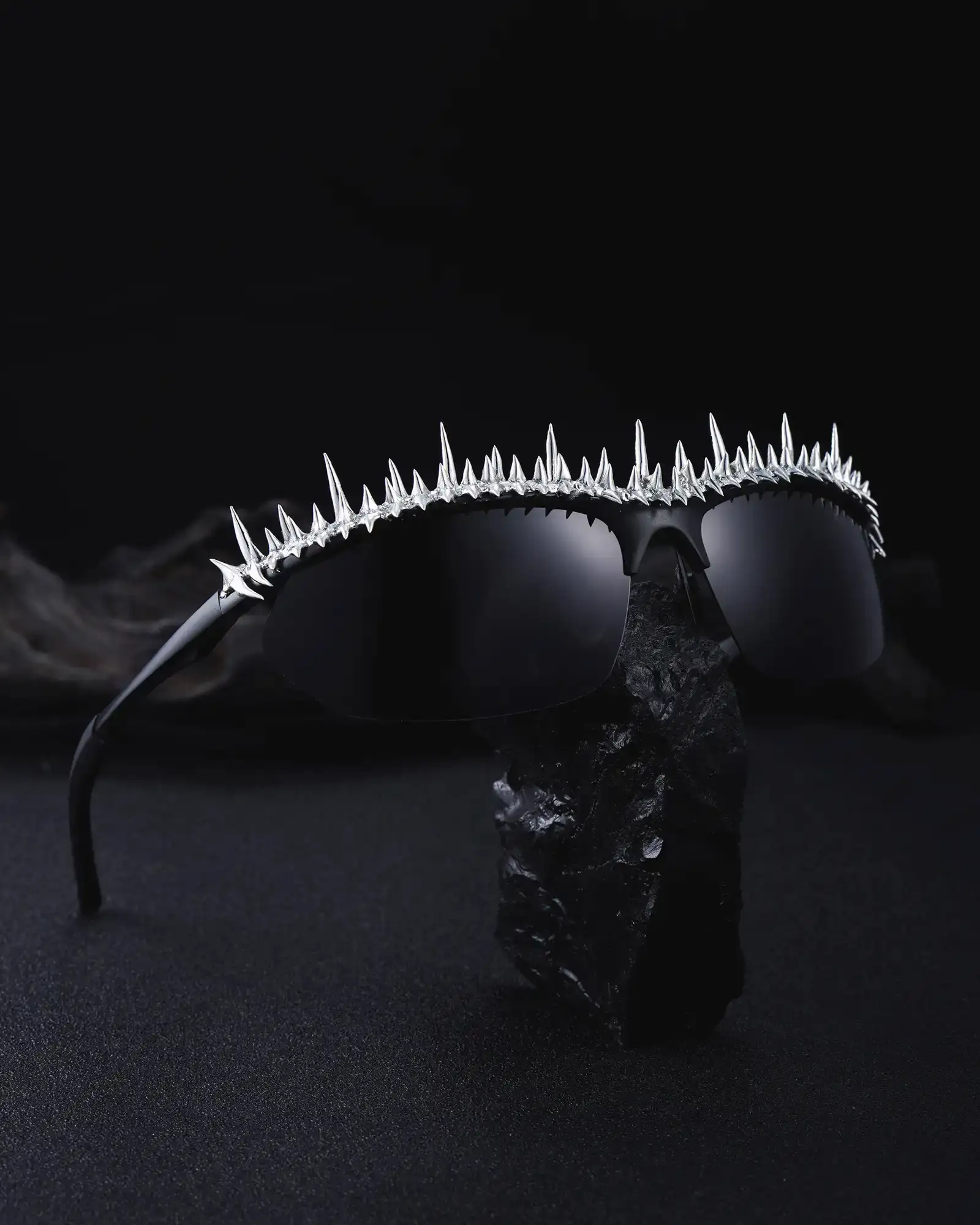 Spark, Original Handmade Dark Gothic Sunglasses - view 4