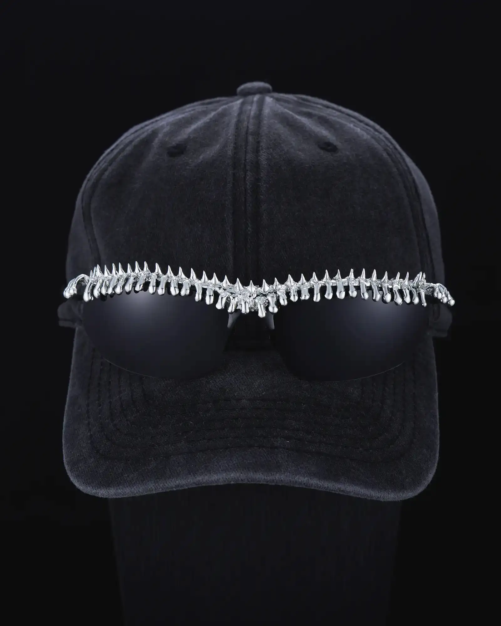 Molten Spike, Edgy Soldered Sunglasses - view 7