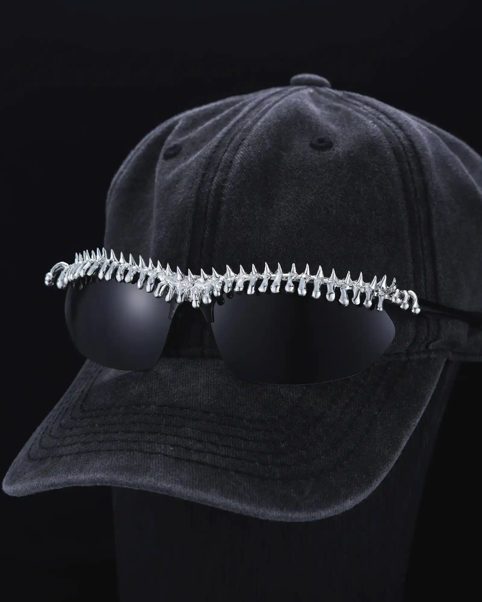 Molten Spike, Edgy Soldered Sunglasses - view 6