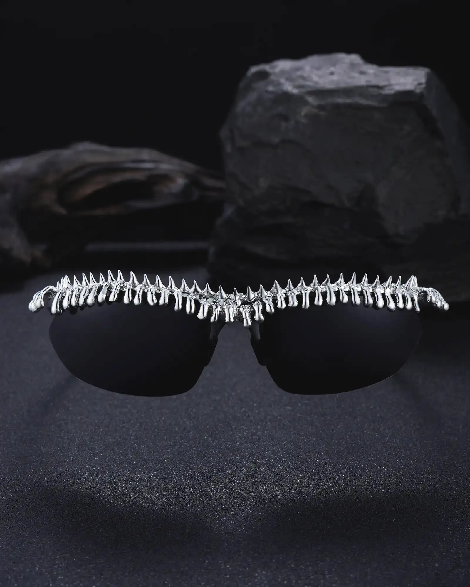 Molten Spike, Edgy Soldered Sunglasses - view 5