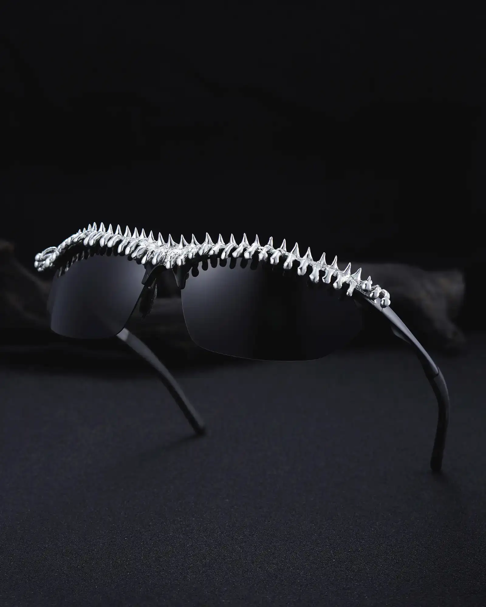 Molten Spike, Edgy Soldered Sunglasses - view 4