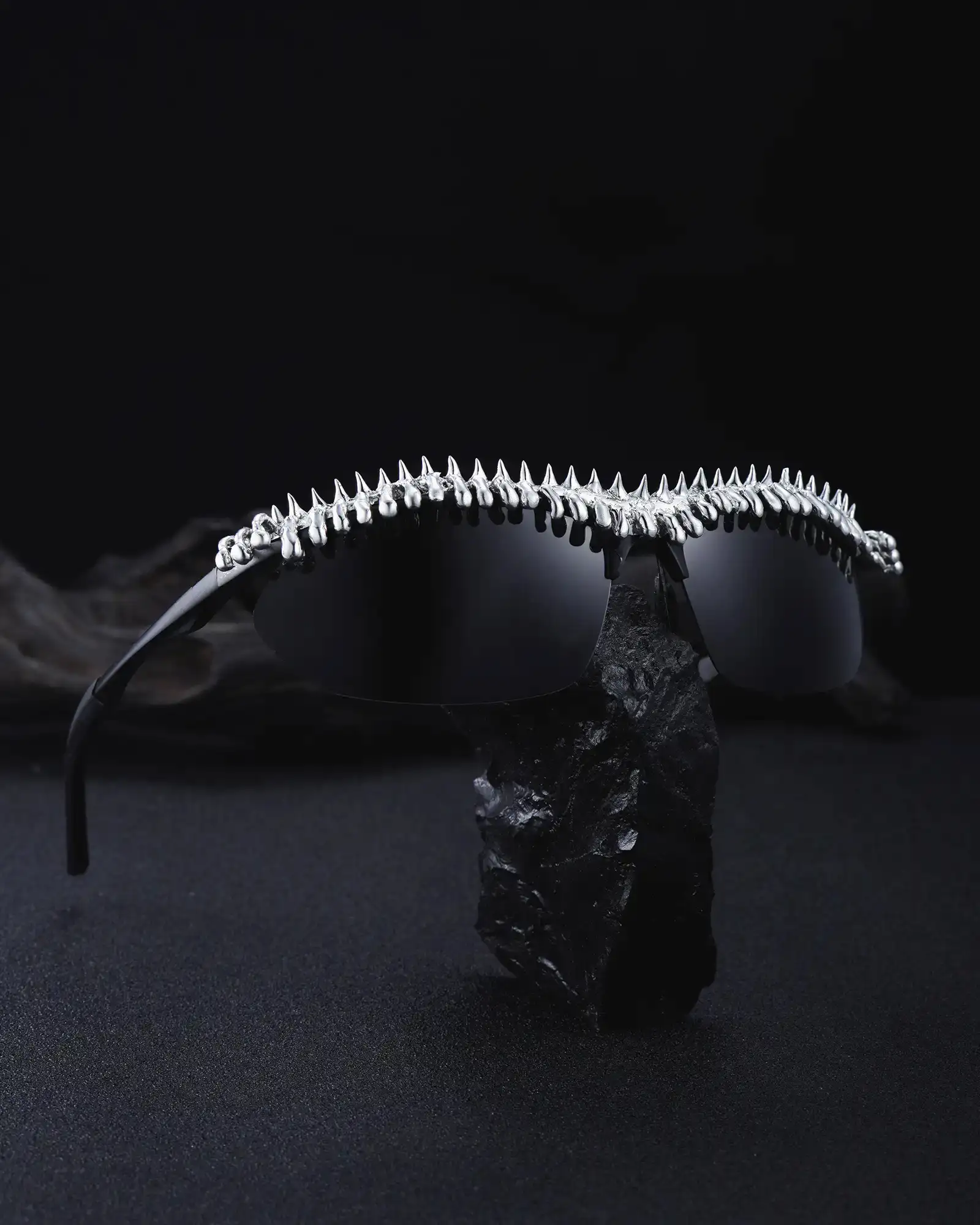Molten Spike, Edgy Soldered Sunglasses - view 2