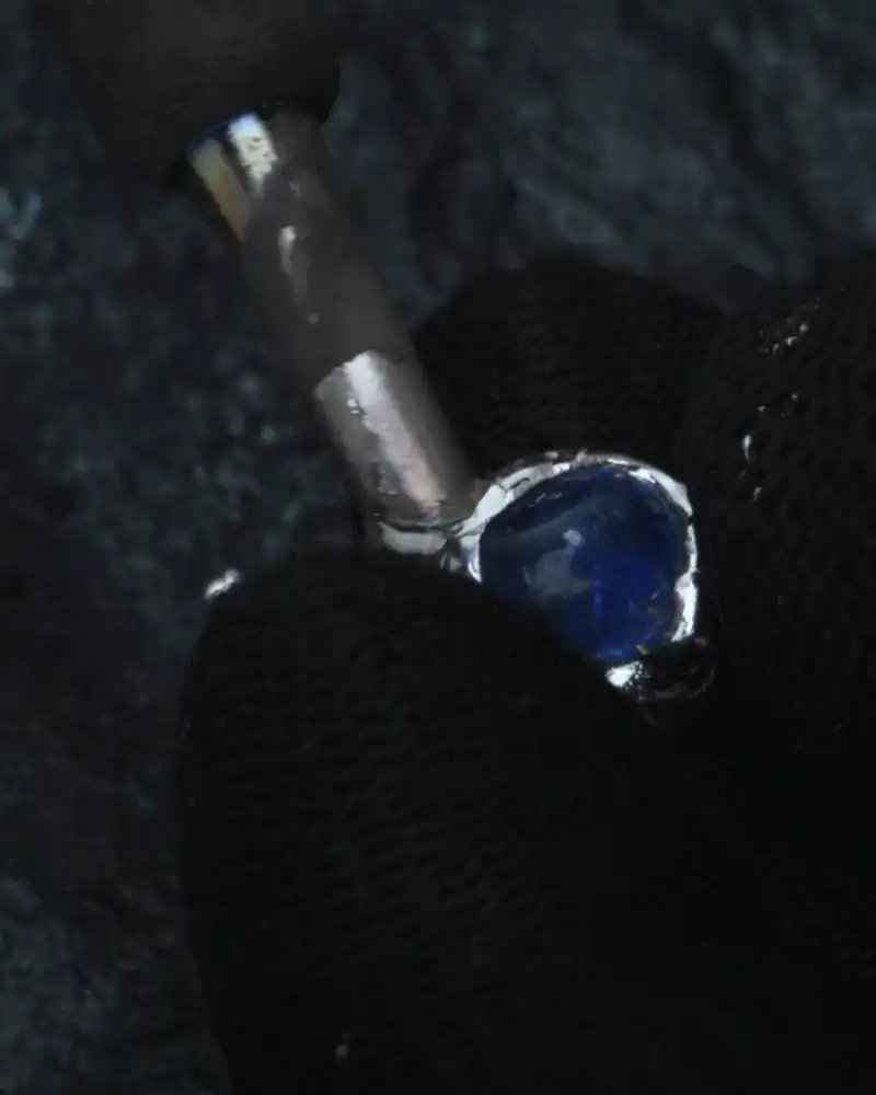 The Labrys, Gothic Hand Soldered Crystal Necklace - view 1
