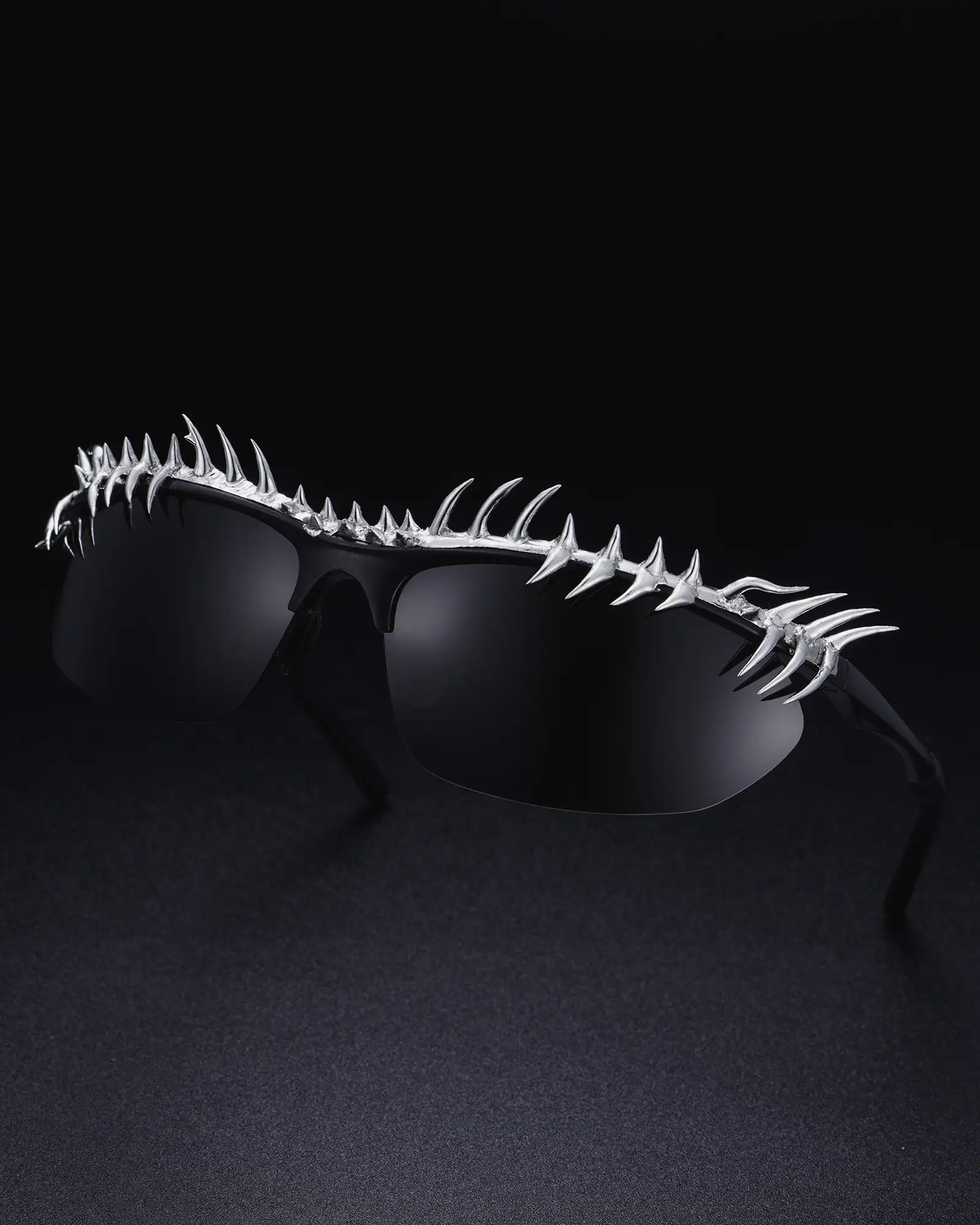 Forbidden Gaze, Handmade Soft Solder Punk Sunglasses - view 5