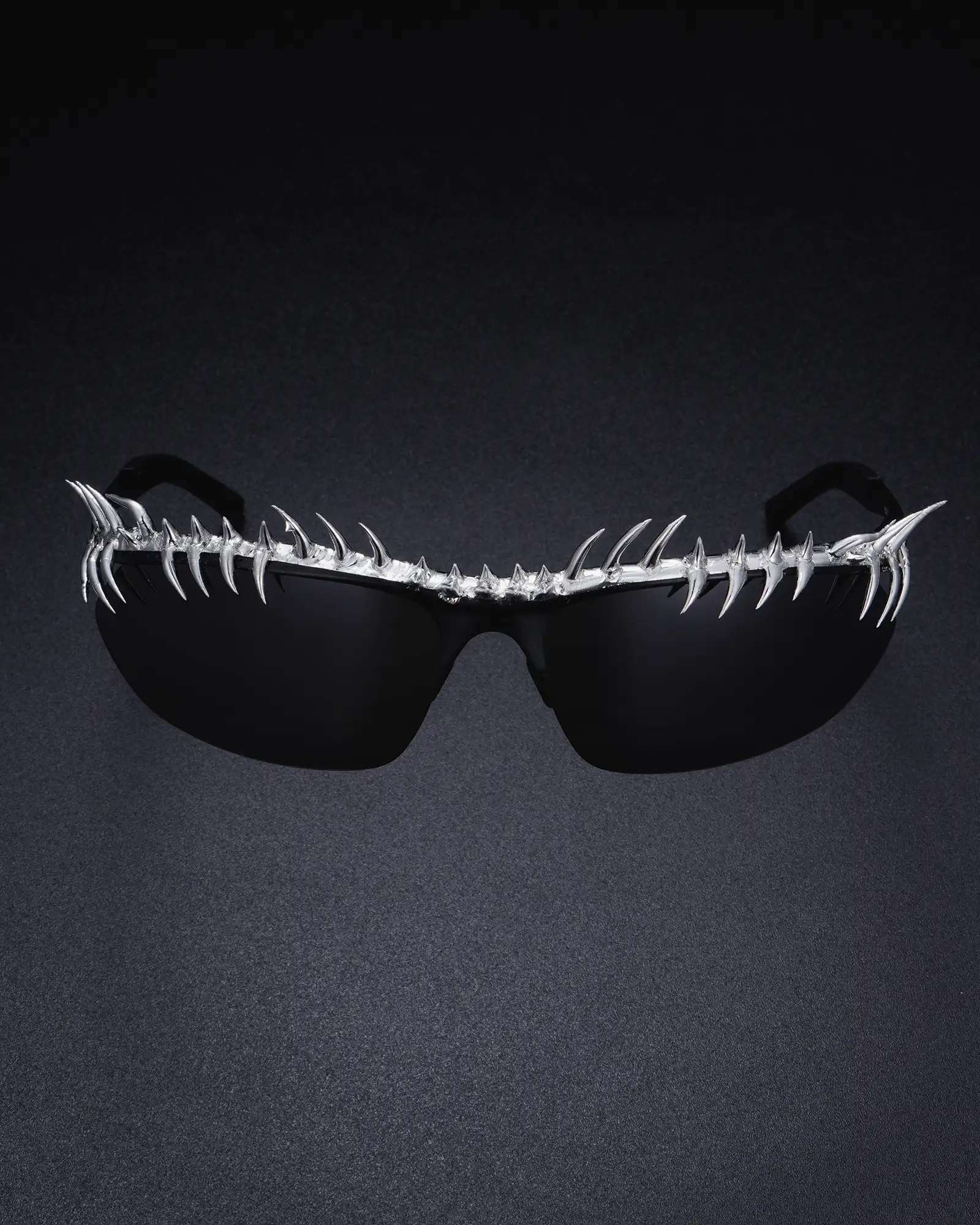 Forbidden Gaze, Handmade Soft Solder Punk Sunglasses - view 7