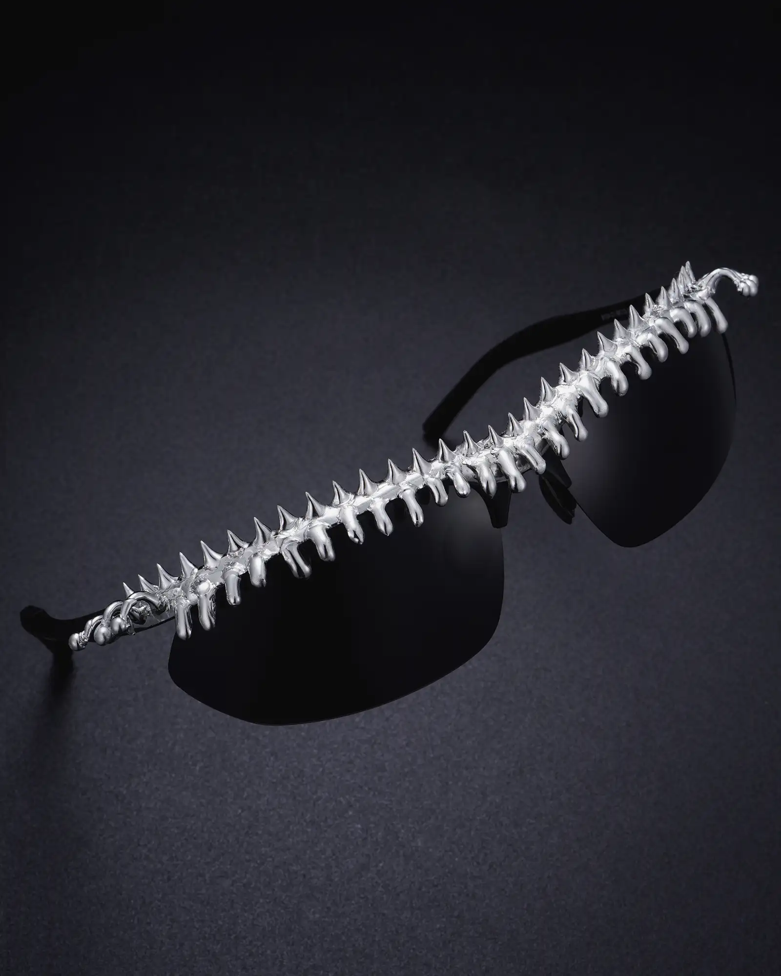 Molten Spike, Edgy Soldered Sunglasses - view 6