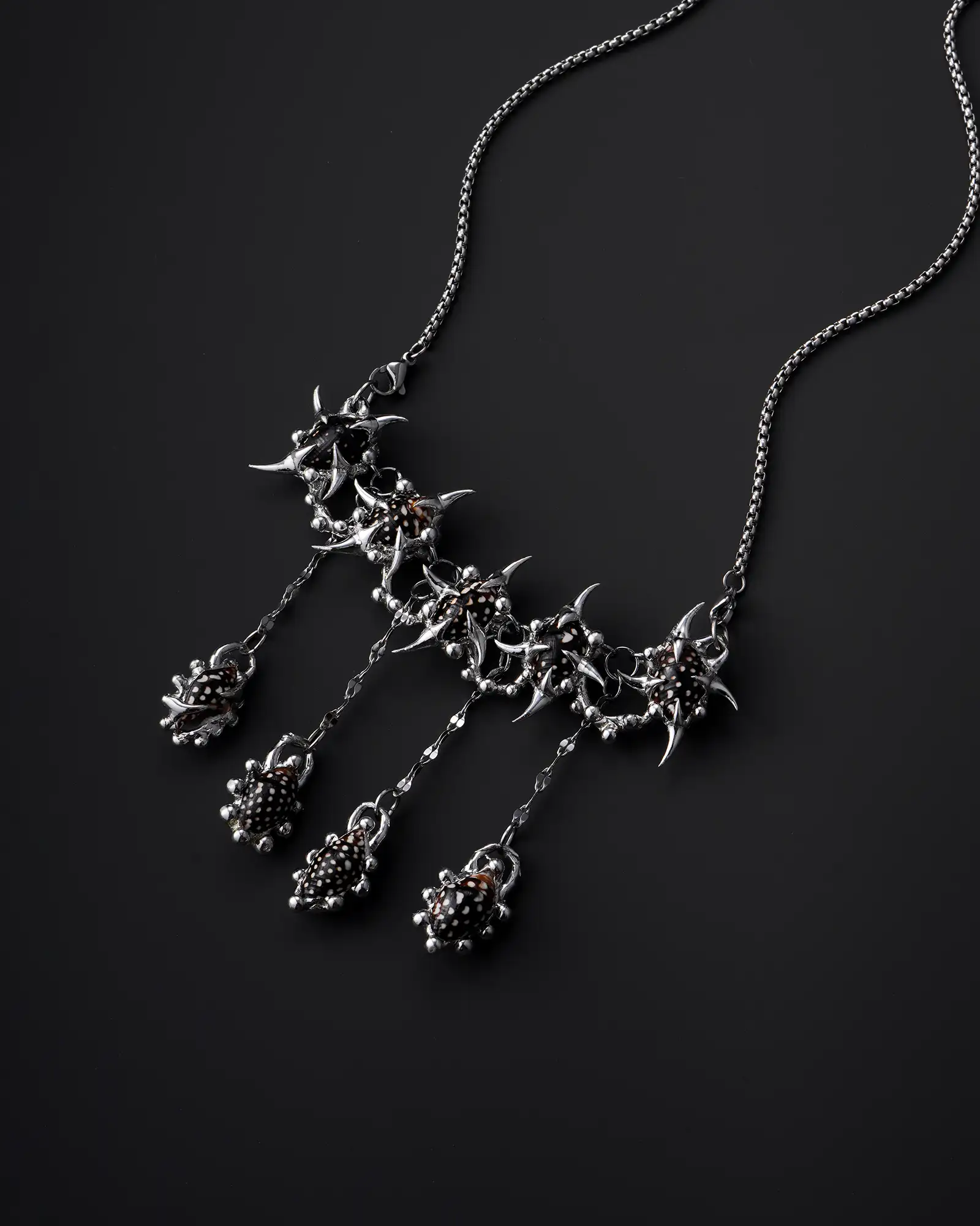 Deep Petals, Refined Handcraft Seashell Necklace - view 2